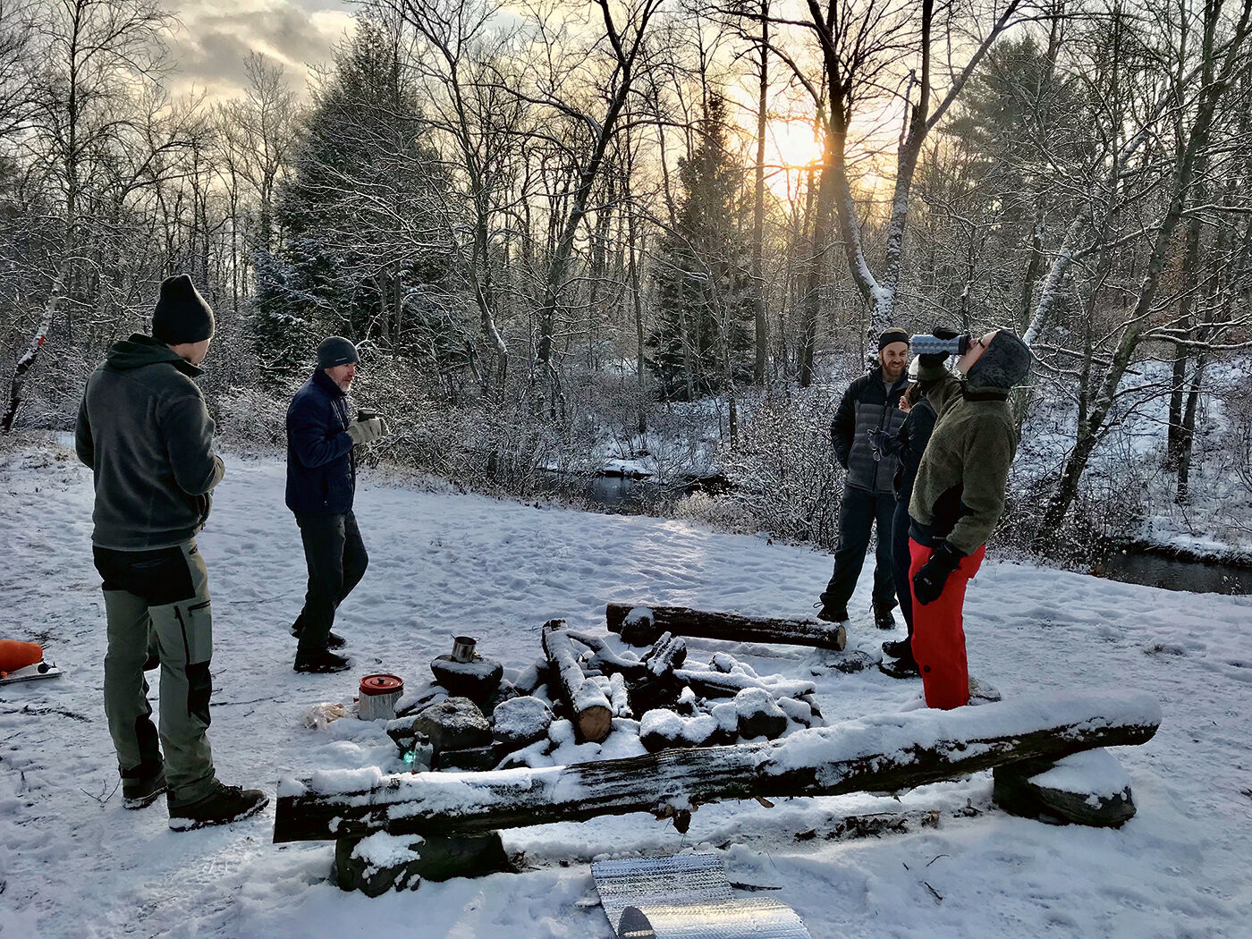 Winter camping